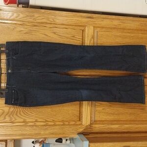 Joe's Jeans Women's Taylor Bootcut Size 30 Petite‎ Dark Wash 5-Pocket Mid-Rise